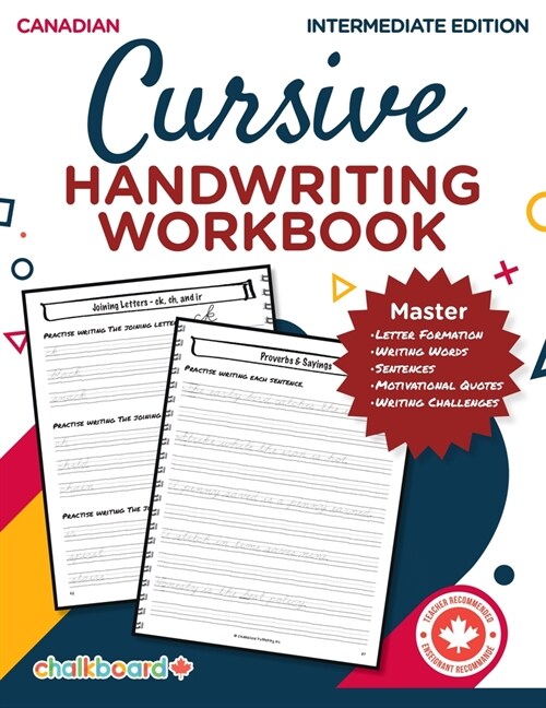 Intermediate Cursive Handwriting Workbook (Paperback)