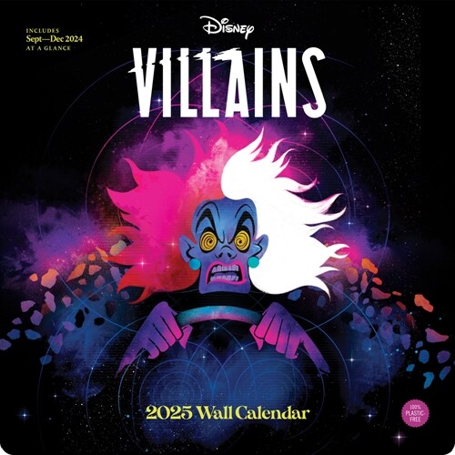 Disney Villains 2025 Wall Calendar (Wall)