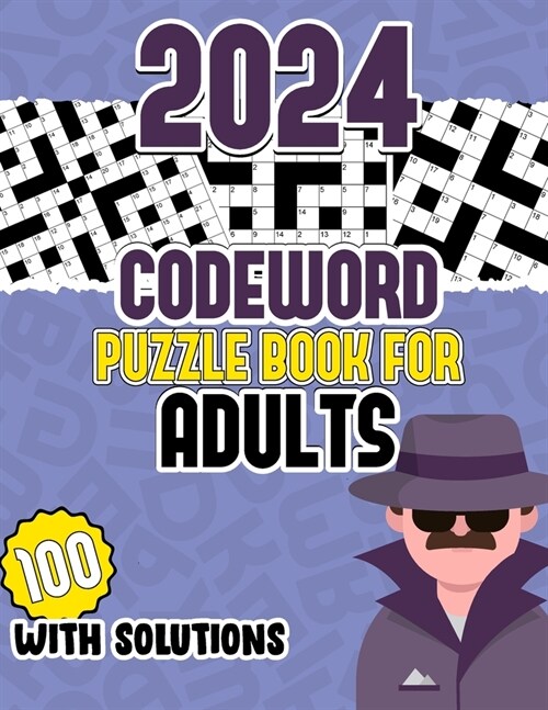 2024 Codeword Puzzle Book For Adults: 100 Engaging Large Print Codeword Puzzle Books For Adults And Seniors, With Answers, Improve memory And Keep You (Paperback)
