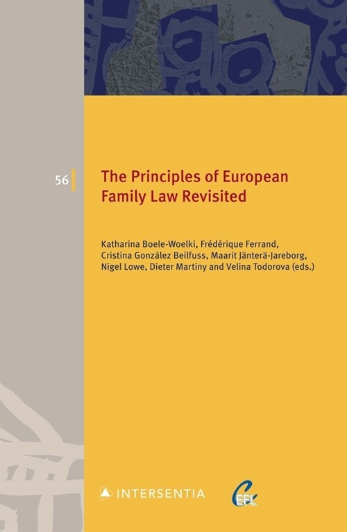 The Principles of European Family Law Revisited (Paperback)