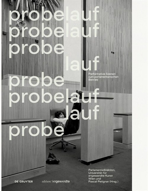 Probelauf: Performative Szenen Zum Parlamentarischen Betrieb (Paperback)
