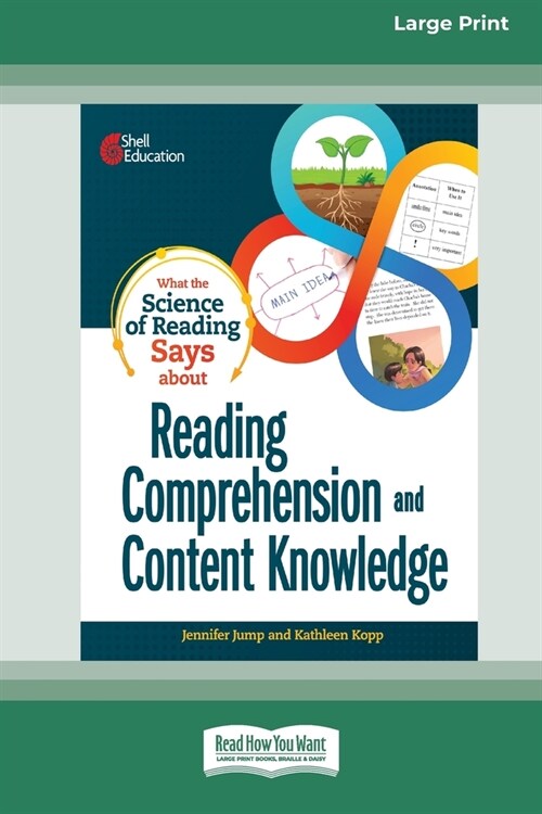 What the Science of Reading Says about Reading Comprehension and Content Knowledge [Standard Large Print] (Paperback)