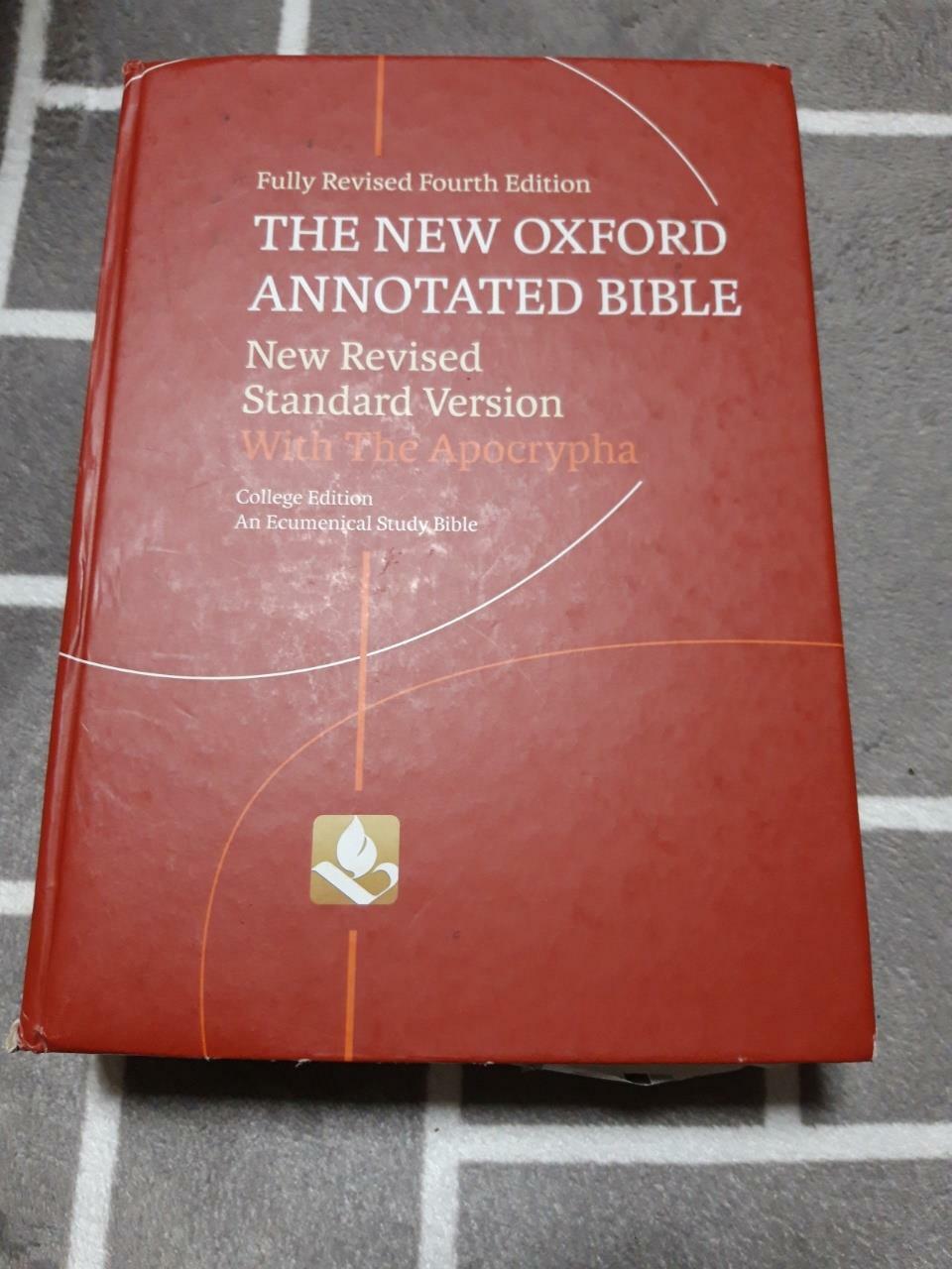 [중고] New Oxford Annotated Bible-NRSV-College (Hardcover, 4, Revised)