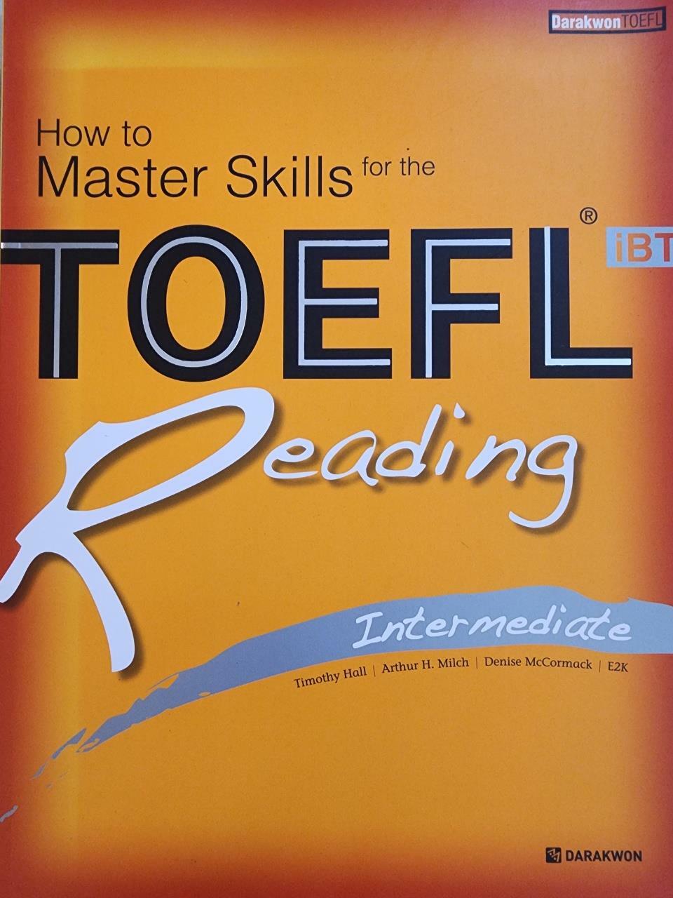 [중고] TOEFL iBT Reading Intermediate (본책 + Answer Book)