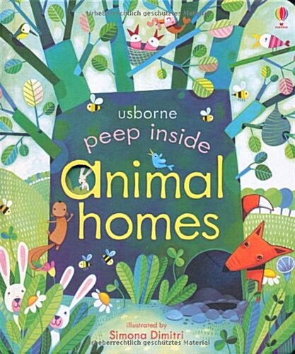 Peep Inside Animal Homes (Board Book)