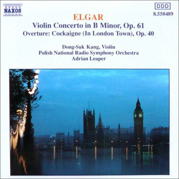 [중고] Elgar : Violin Concerto In B Minor, Op. 61 / Overture: Cockaigne - 강동석 (Dong-Suk Kang) (독일발매)