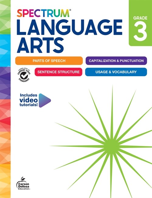 Spectrum Language Arts Workbook, Grade 3 (Paperback)