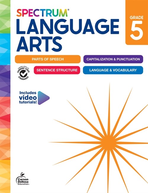 Spectrum Language Arts Workbook, Grade 5 (Paperback)