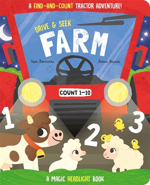 Drive & Seek Farm - A Magic Find & Count Adventure (Board Book)