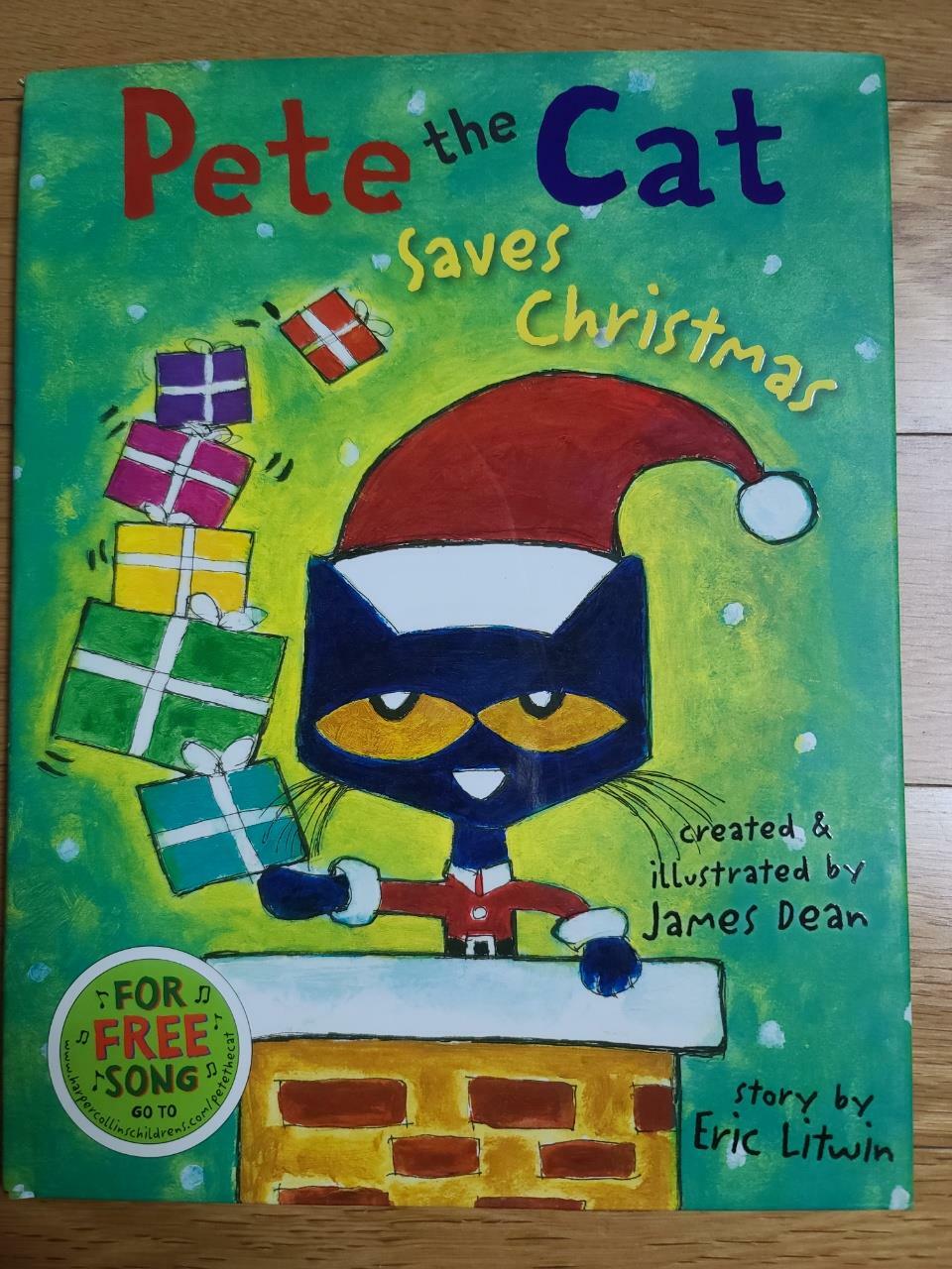 [중고] Pete the Cat Saves Christmas: Includes Sticker Sheet! a Christmas Holiday Book for Kids (Hardcover)