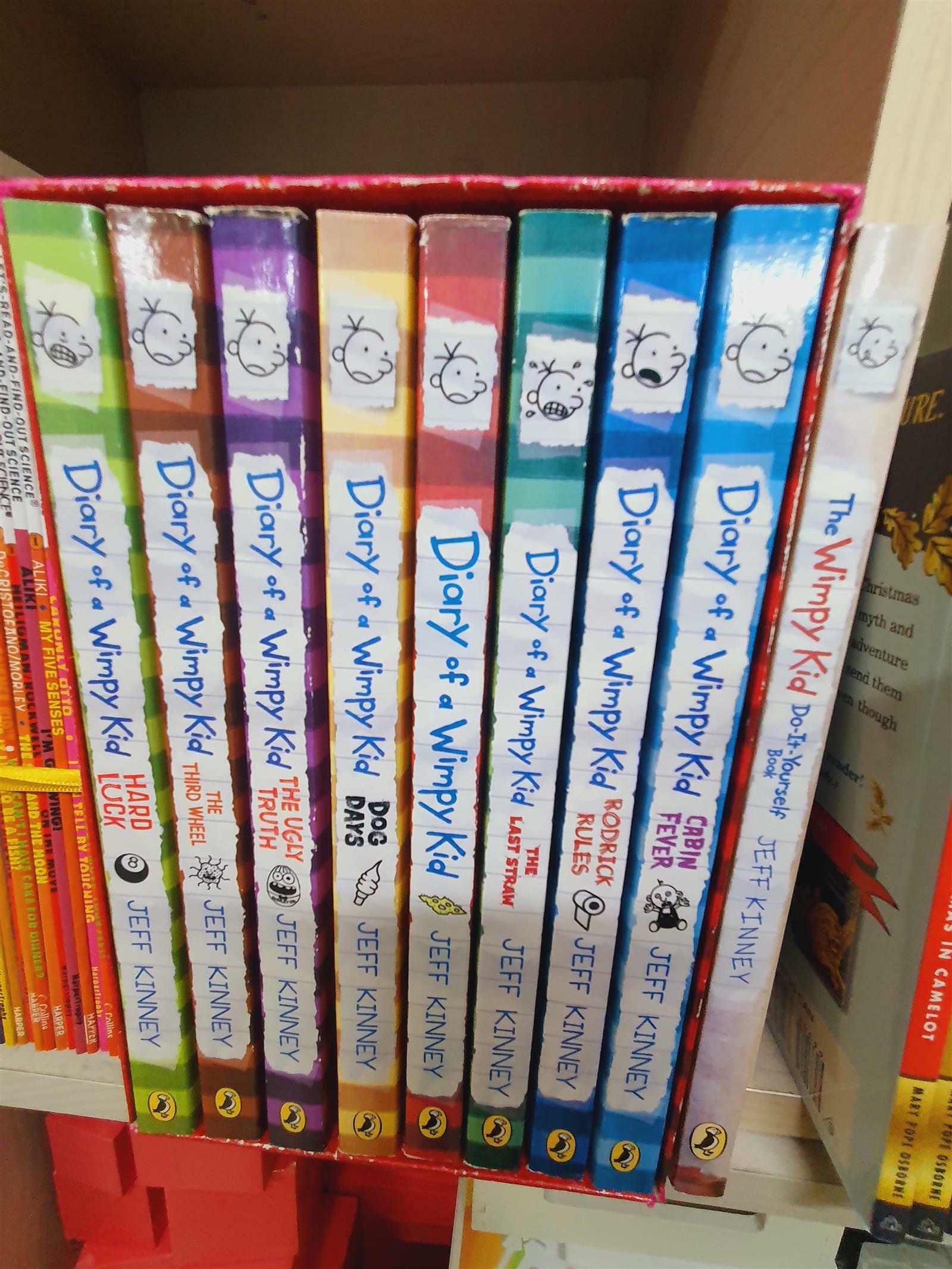 [중고] Diary of Wimpy Kid Collection Boxed Set (9 Paperback, 영국판)