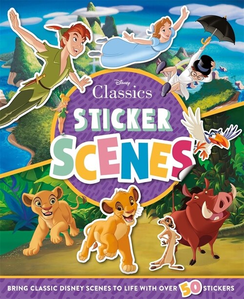 Disney Classics: Sticker Scenes (Paperback)