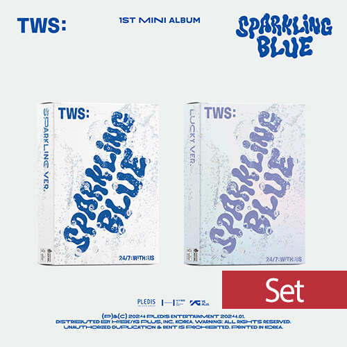 [중고] [SET] 투어스 - 미니 1집 Sparkling Blue [버전 2종 세트]