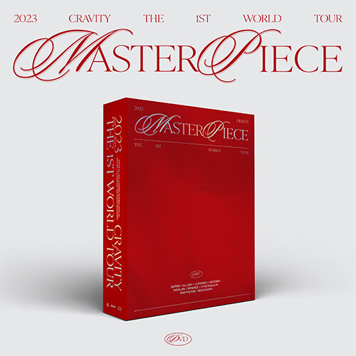 크래비티 - 2023 CRAVITY THE 1ST WORLD TOUR ‘MASTERPIECE’ DVD (3disc)
