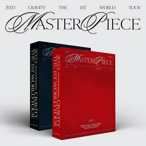 [세트] 크래비티 - 2023 CRAVITY THE 1ST WORLD TOUR ‘MASTERPIECE’ 3DVD+KiT VIDEO