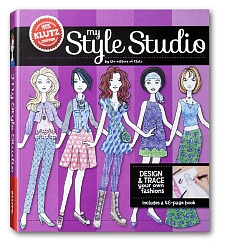 My Style Studio: Design and Trace Your Own Fashions [With Pens/Pencils and Stencils and Eraser and Sharpener and Paper] (Paperback)