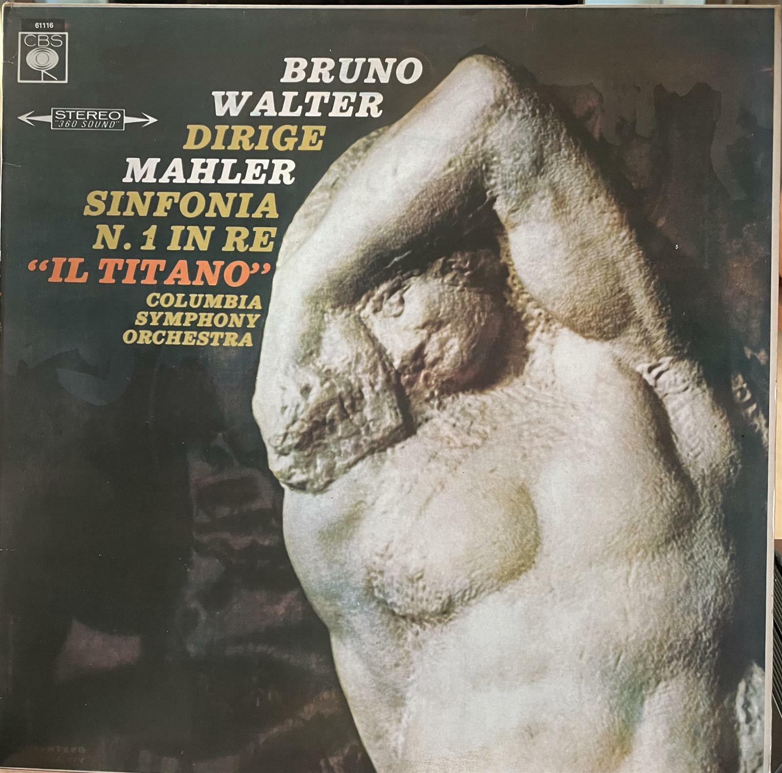 [중고] [수입/LP] Mahler Bruno Walter Mahler No 1 Il Titano