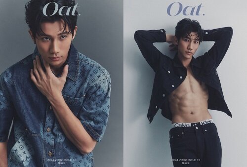 [C형] OAT (중국) 2024년 1월호 : 陳柏文 Nat Chen (A형 잡지 + B형 잡지 + 포스터 2장 + 포토카드 8장)