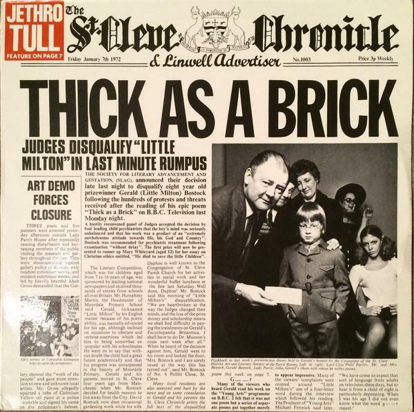 [중고] Thick As A Brick (LP)