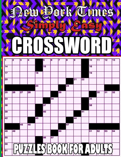 New York Times Simply Easy Crossword Puzzles: 100 Medium Puzzles Book For Adults (Paperback)