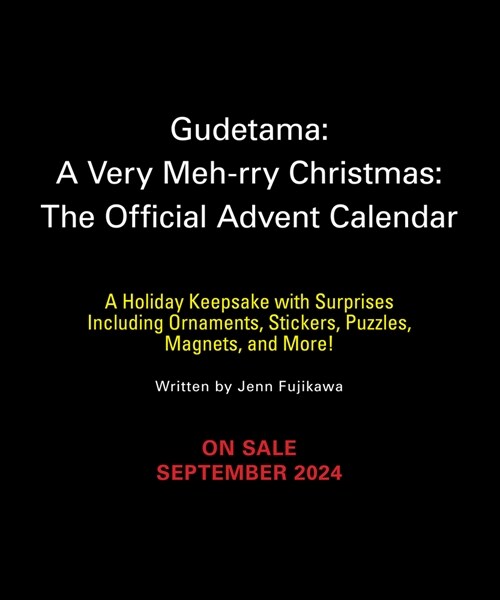 Gudetama: A Very Meh-Rry Christmas: The Official Advent Calendar: A Holiday Keepsake with Surprises Including Ornaments, Stickers, Puzzles, Magnets, a (Other)
