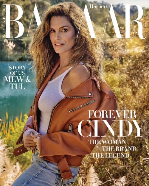 Harpers BAZAAR Singapore 하퍼스 바자 싱가포르 2024년 1월호 : Cindy Crawford