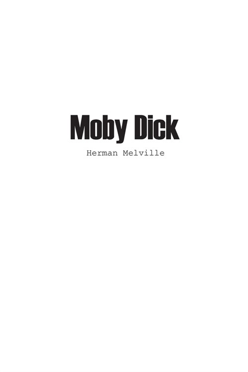 Moby Dick (Paperback)