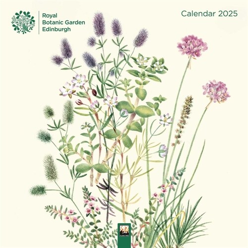 Royal Botanic Garden Edinburgh Wall Calendar 2025 (Art Calendar) (Calendar, New ed)