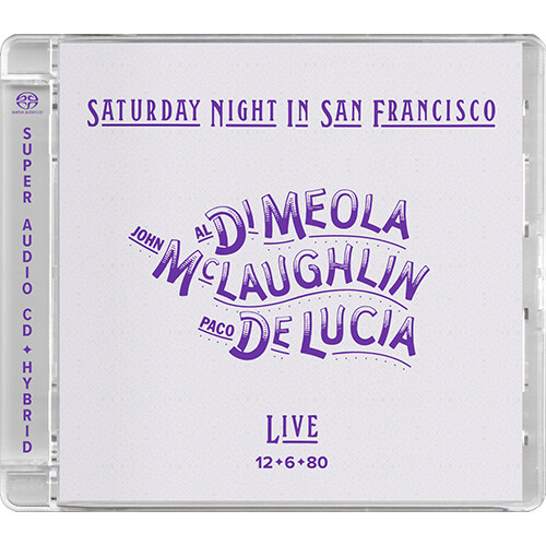 [수입] Al Di Meola/John McLaughlin/Paco De Lucia - Saturday Night In San Francisco CD