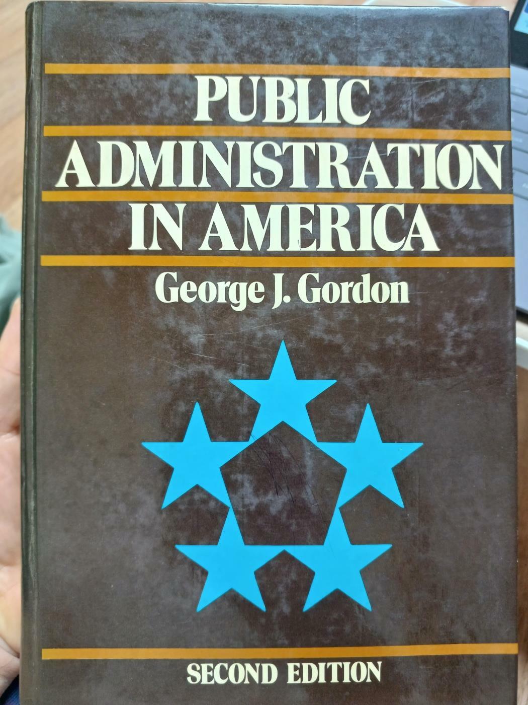 [중고] public administration in america second edition (hard cover)