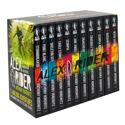 Alex Rider The Complete Missions By by Anthony Horowitz 11 Books Box Set (Paperback)