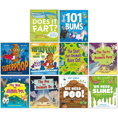Superpoop 10 Picture Books Collection Set - Ages 5-8 (Paperback)