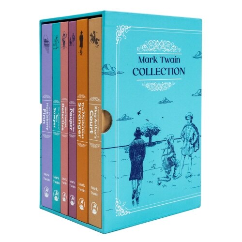 The Mark Twain 6 Books Collection Box Set (Hardcover)