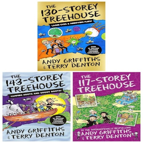 The Treehouse Series by Andy Griffiths & Terry Denton 3 Books Collection Set - Ages 7-9 (Paperback)
