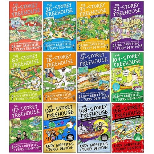 The Treehouse Series By Andy Griffiths & Terry Denton 12 Books Collection - Ages 5-11 (Paperback)