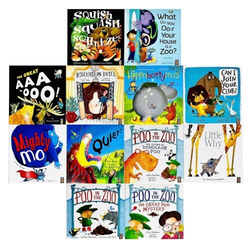 The Zoo Children Picture Stories By Little Tiger 12 Books Collection Set - Ages 3-6 (Paperback)