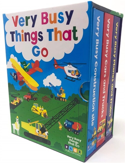 Very Busy Things That Go (3 Book Set)