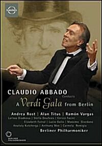 [수입] Claudio Abbado - A Verdi Gala From Berlin (지역코드1)(DVD)(1999)