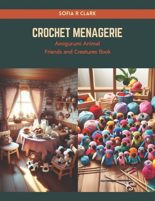 Crochet Menagerie: Amigurumi Animal Friends and Creatures Book (Paperback)