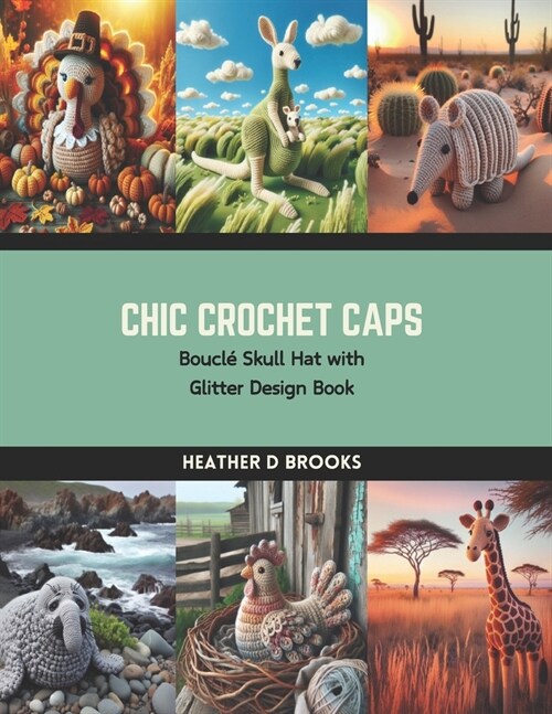 Chic Crochet Caps: Boucl?Skull Hat with Glitter Design Book (Paperback)
