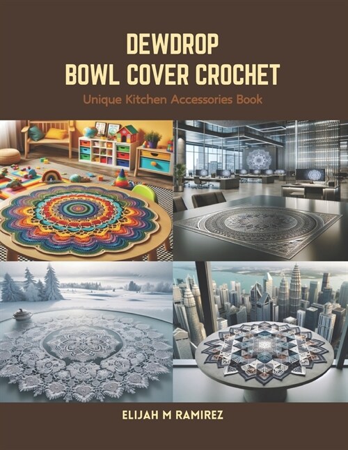 Dewdrop Bowl Cover Crochet: Unique Kitchen Accessories Book (Paperback)
