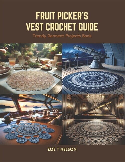 Fruit Pickers Vest Crochet Guide: Trendy Garment Projects Book (Paperback)