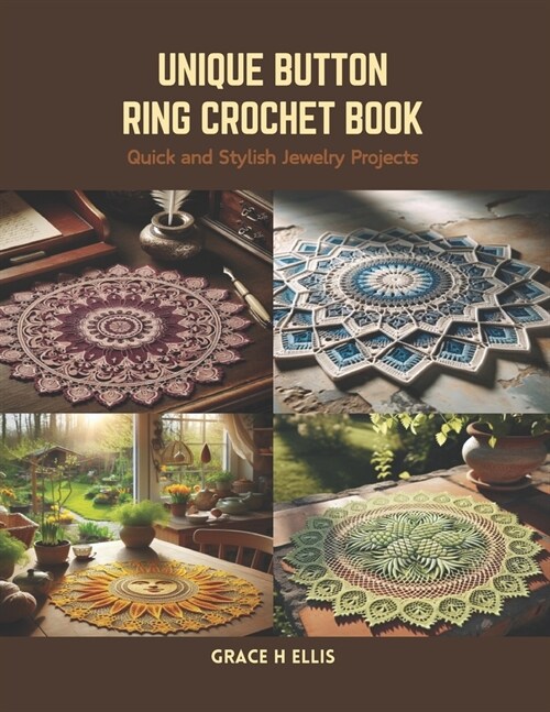 Unique Button Ring Crochet Book: Quick and Stylish Jewelry Projects (Paperback)