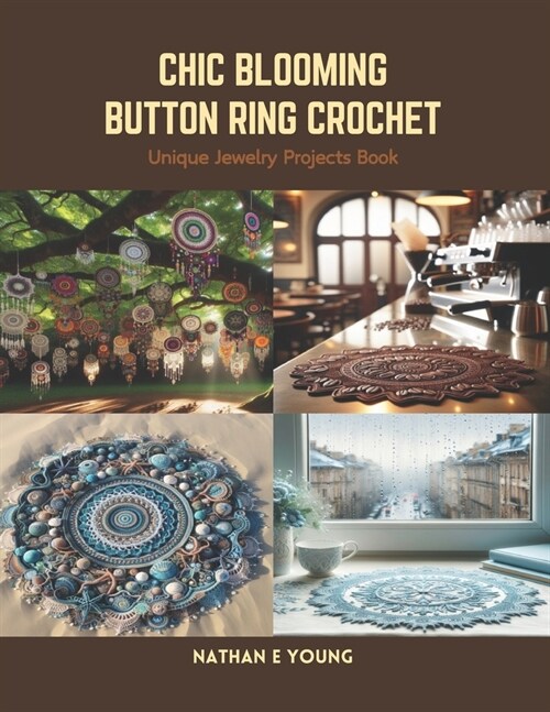 Chic Blooming Button Ring Crochet: Unique Jewelry Projects Book (Paperback)