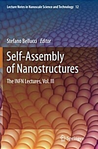 Self-Assembly of Nanostructures: The Infn Lectures, Vol. III (Paperback, 2012)