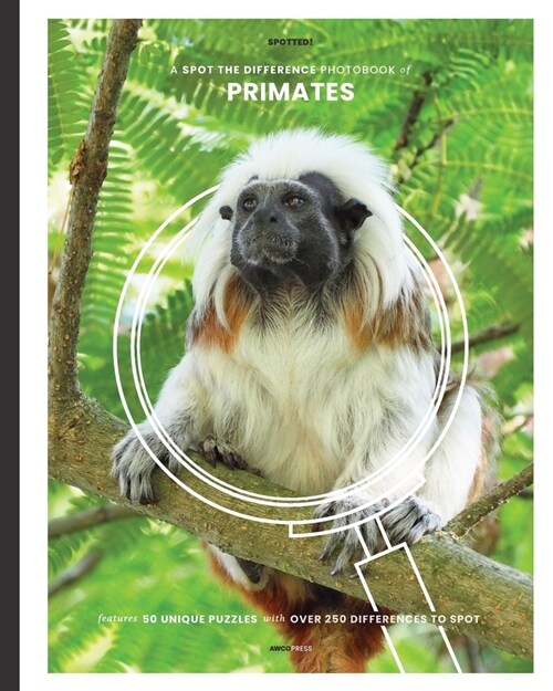 A Spot the Difference Photobook of Primates (Paperback)