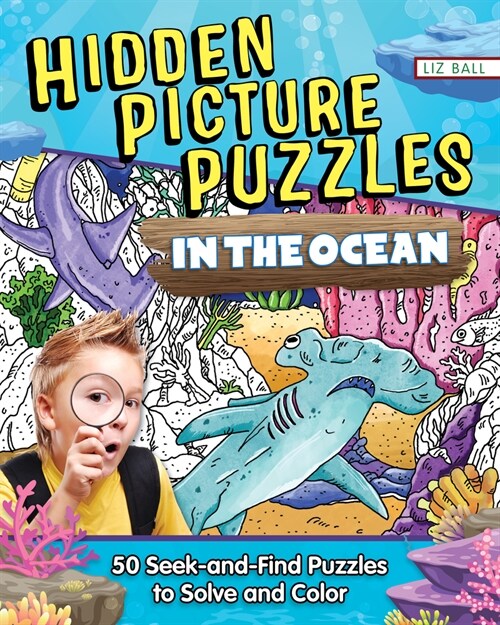 Hidden Picture Puzzles in the Ocean: 50 Seek-And-Find Puzzles to Solve and Color (Paperback)