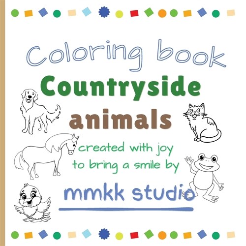 Countryside animals Coloring book (Paperback)