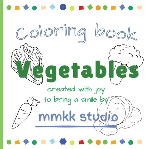 Vegetables Coloring book (Paperback)