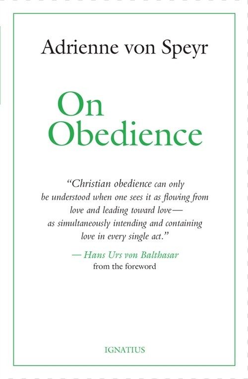 On Obedience (Paperback)